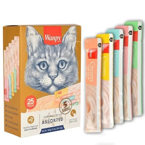 Karışık Sıvı Kedi Ödül Maması 25x14 gr